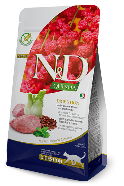 Farmina N&D Quinoa Adult Cat Food - Digestion Lamb