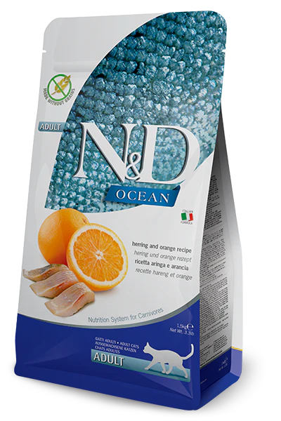 Farmina N&D Ocean - Herring & Orange Adult Cat