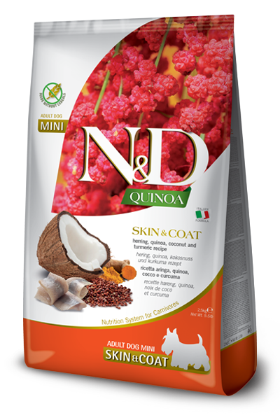 Farmina N&D Quinoa Functional Canine Dog Food - Skin & Coat Herring Small Breed