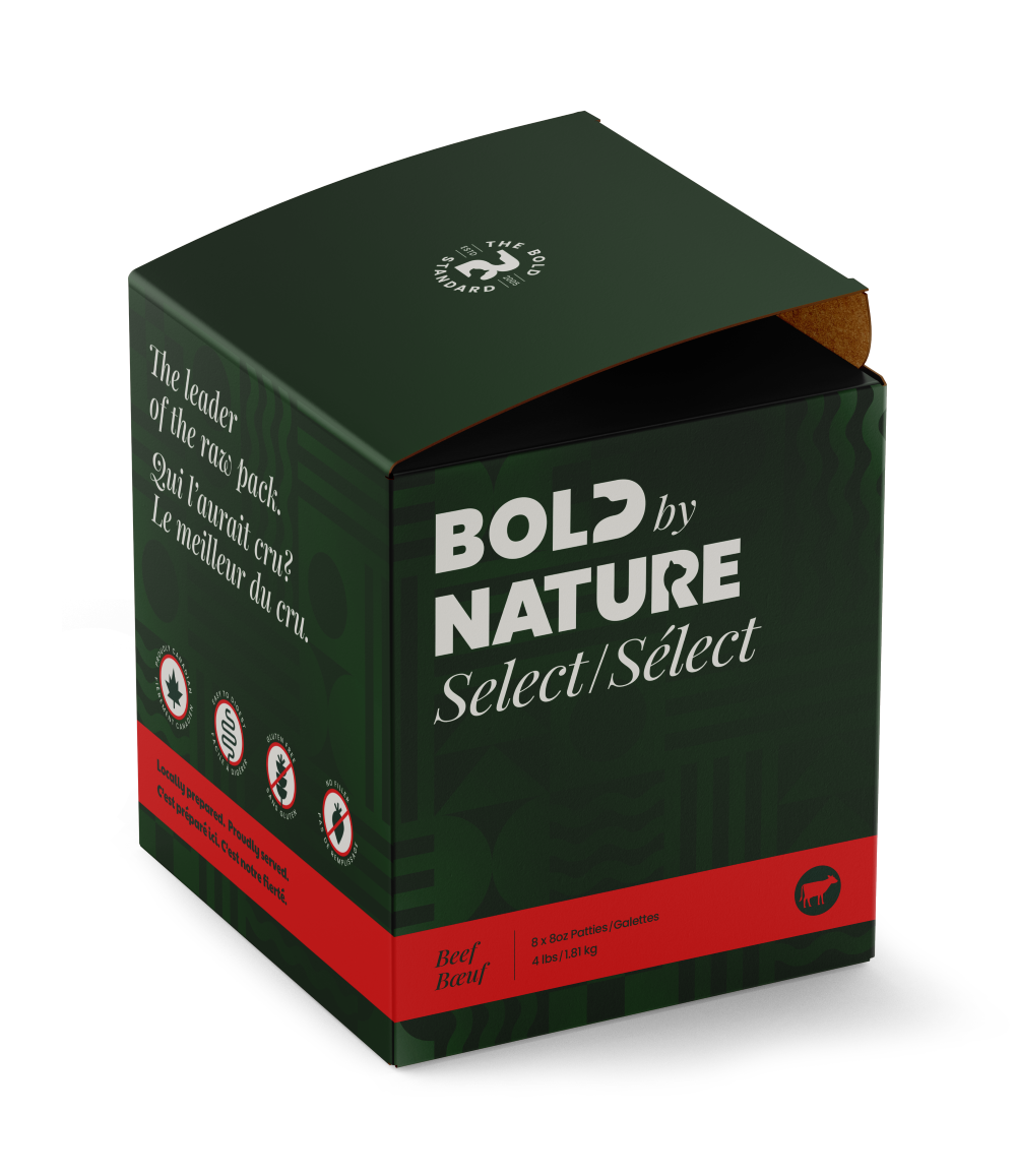 Bold By Nature Select Raw Beef Patties 4LB