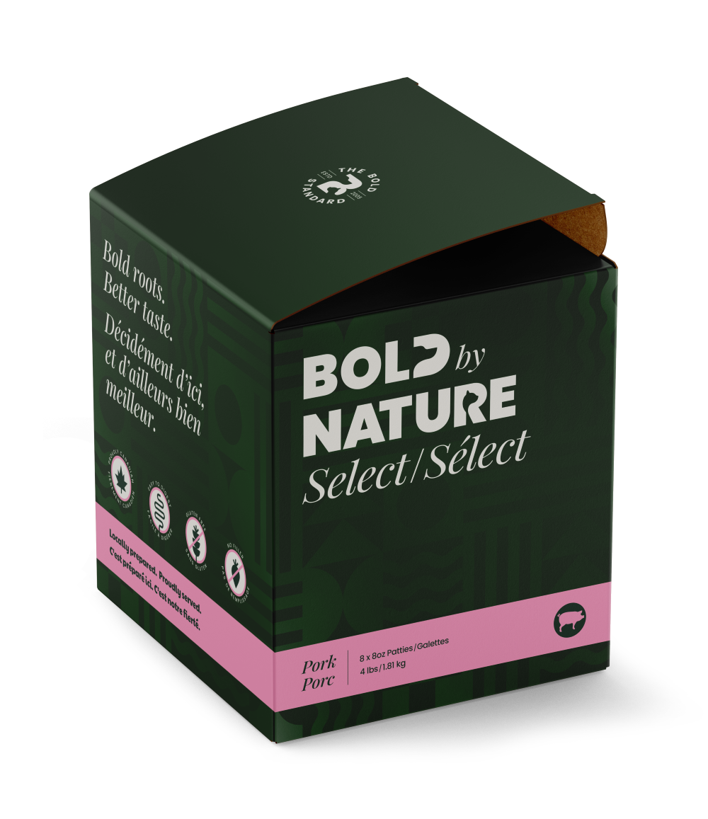 Bold By Nature Select Raw Pork Patties 4LB