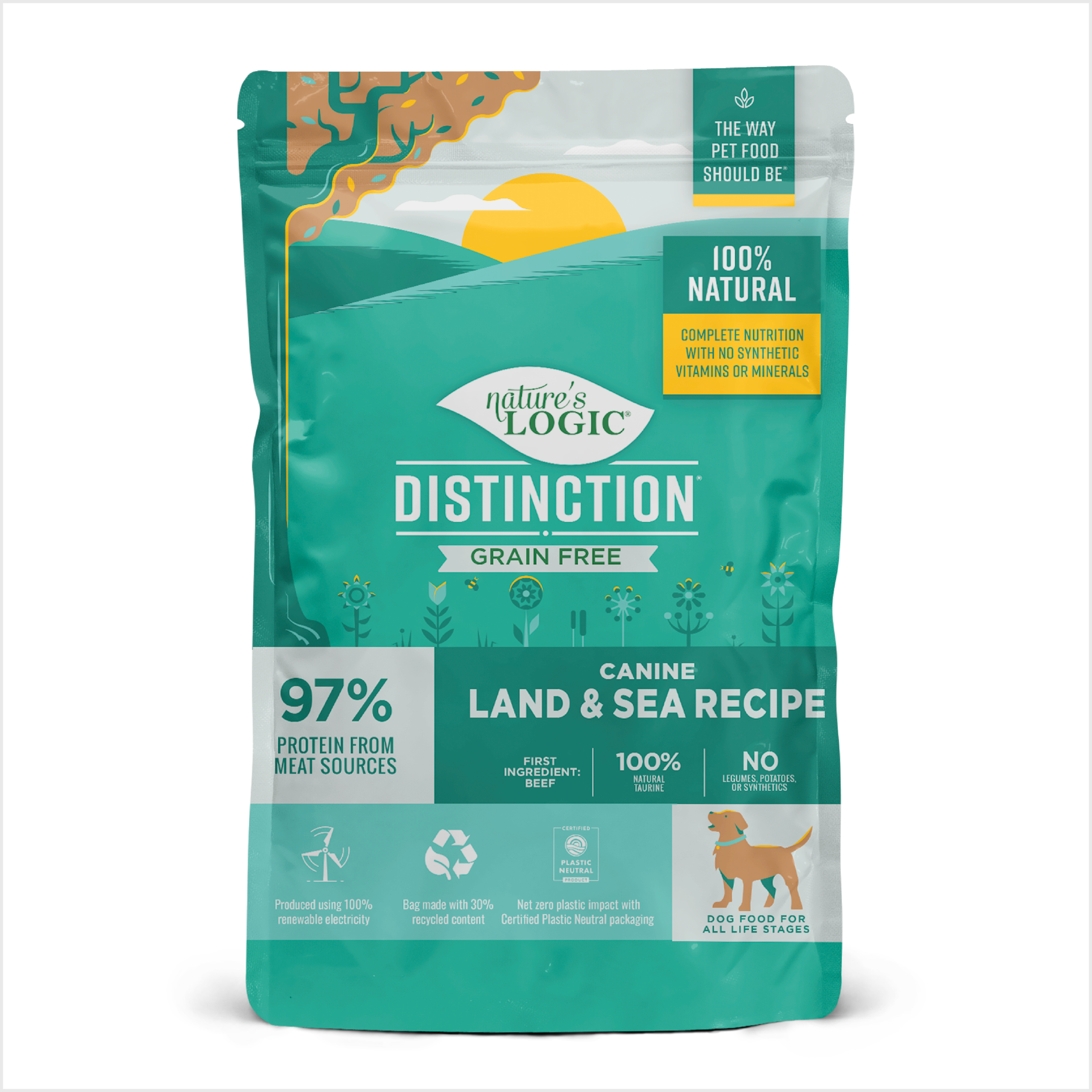 NATURE'S LOGIC CANINE DISTICNTION LAND AND SEA RECIPE