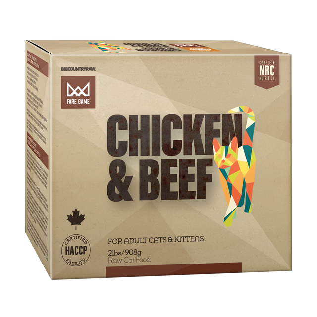Big Country Raw Fare Game Chicken and Beef Cat Recipe