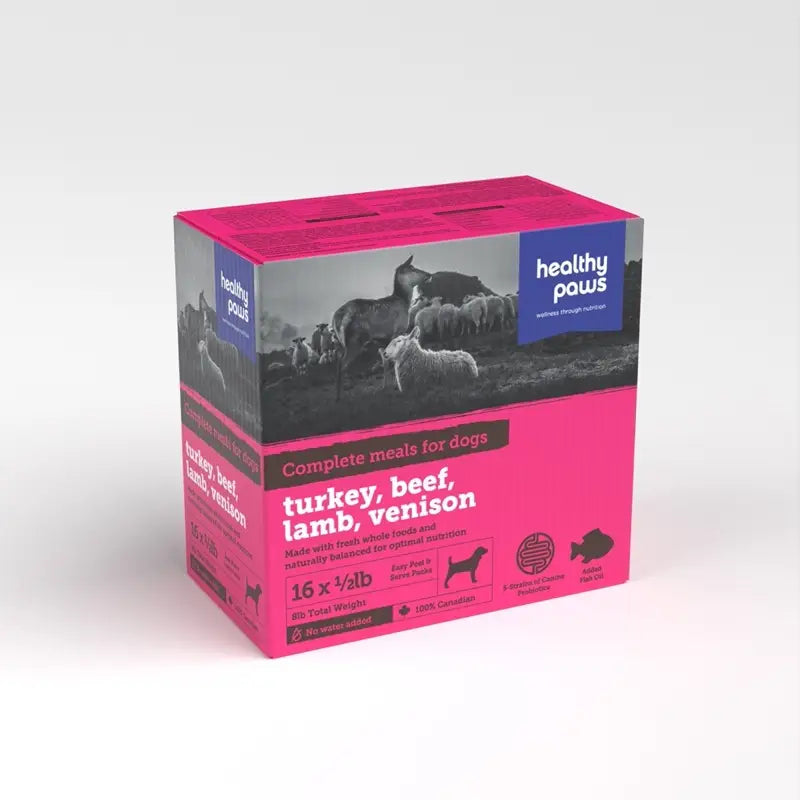 Healthy Paws Turkey, Beef, Lamb, and Venison – Canine Complete