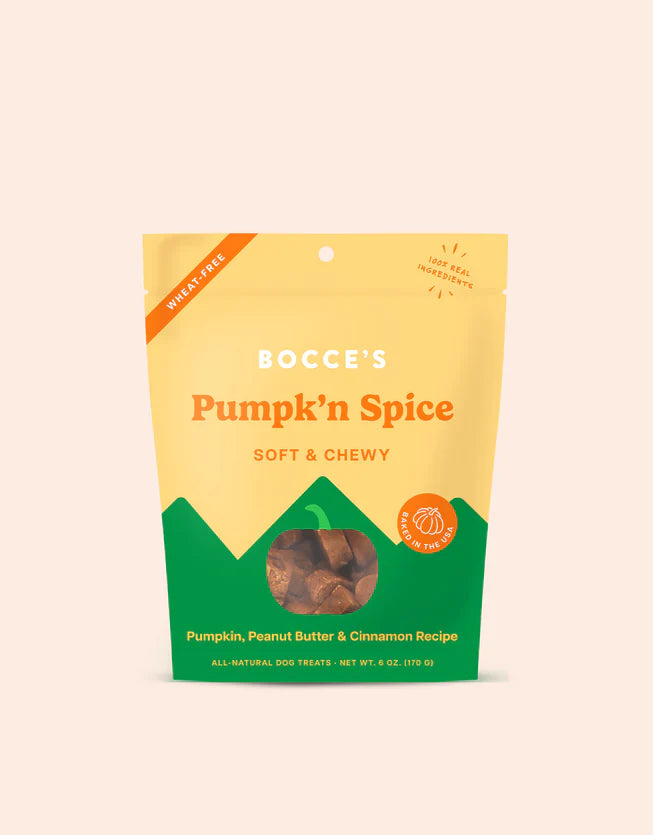 Bocce's Pumpkn Spice Soft & Chewy Treats