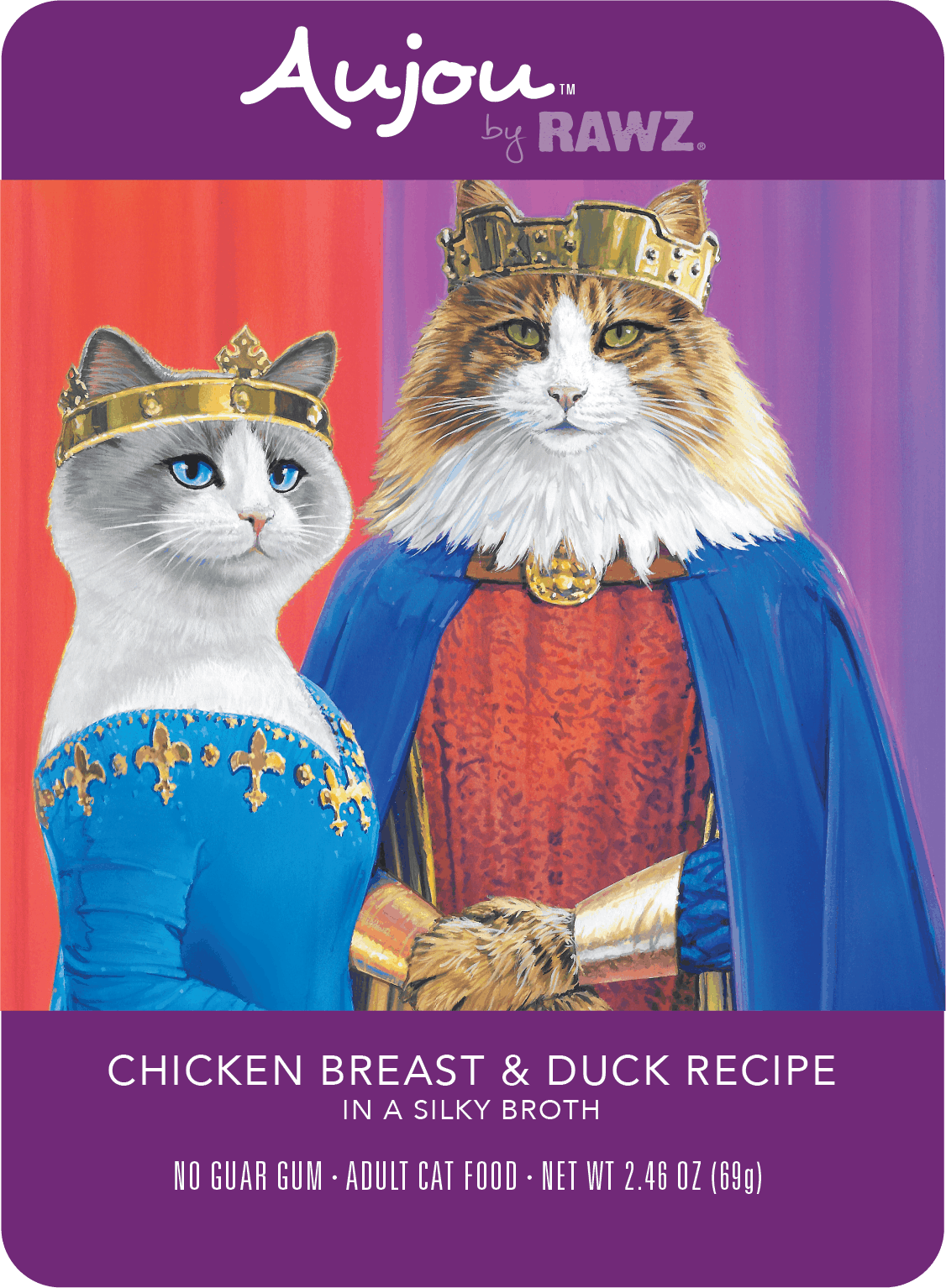 RAWZ AUJOU CHICKEN BREAST & DUCK RECIPE CAT FOOD