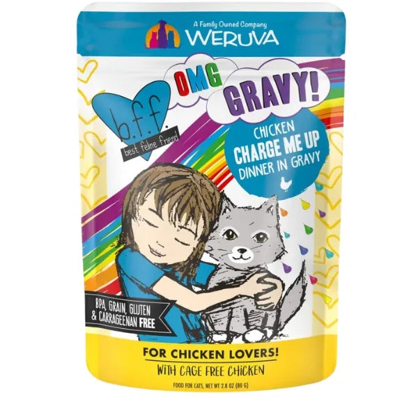 WERUVA B.F.F. Cat Food Pouch - Chicken Charge Me Up Recipe