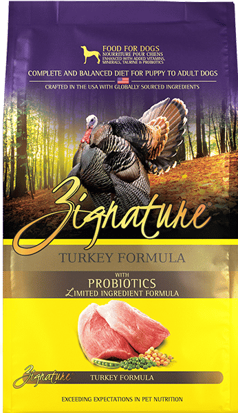 ZIGNATURE TURKEY FORMULA DOG FOOD