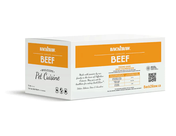 Back 2 Raw COMPLETE BEEF RECIPE (12LB BOX)