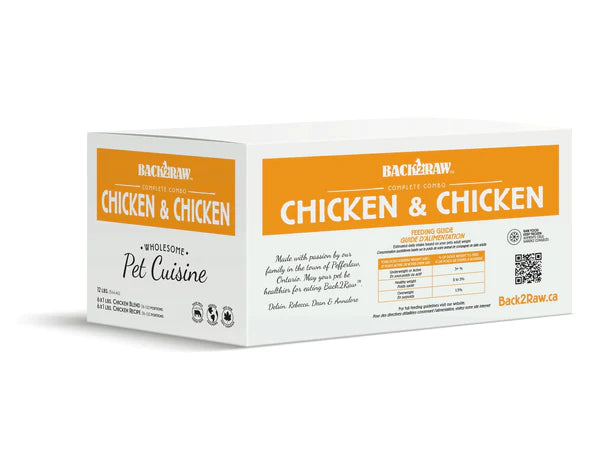 Back 2 Raw COMPLETE CHICKEN / CHICKEN BLEND (12LB BOX)