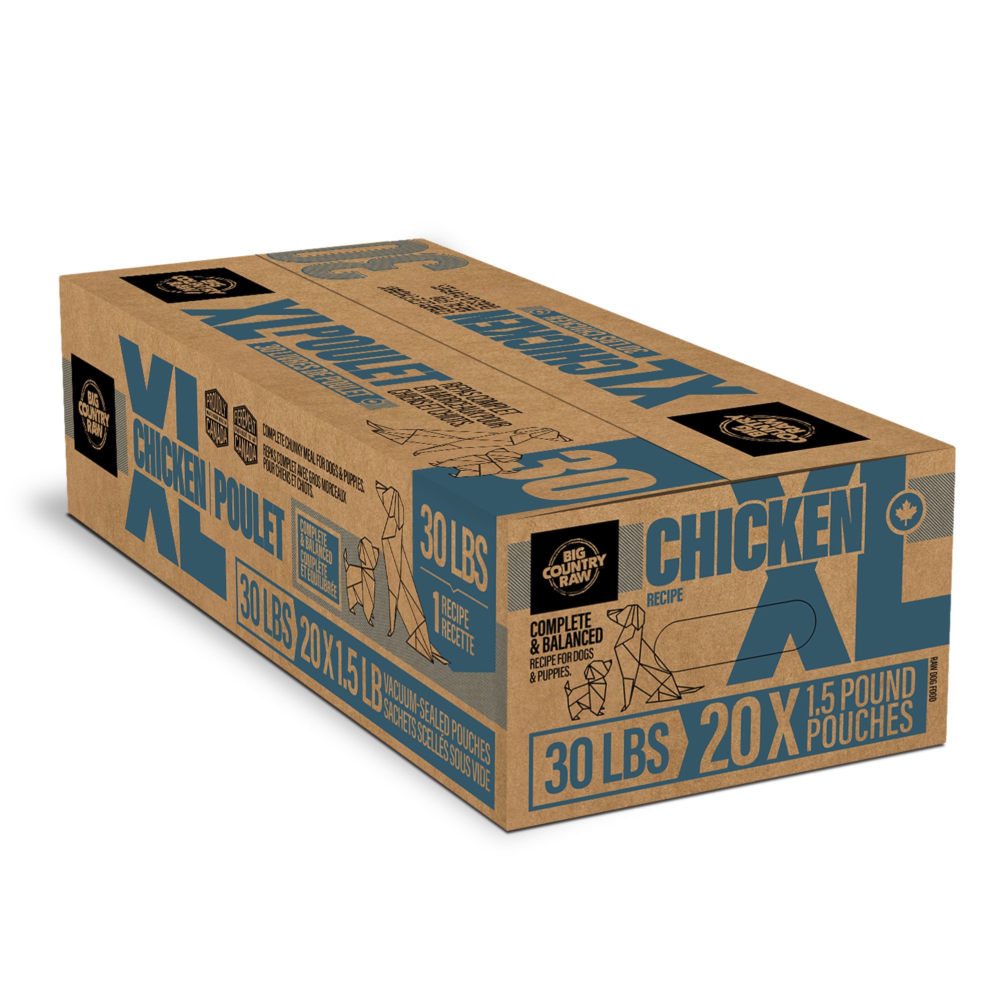 Big Country raw XL Chicken 30 lb