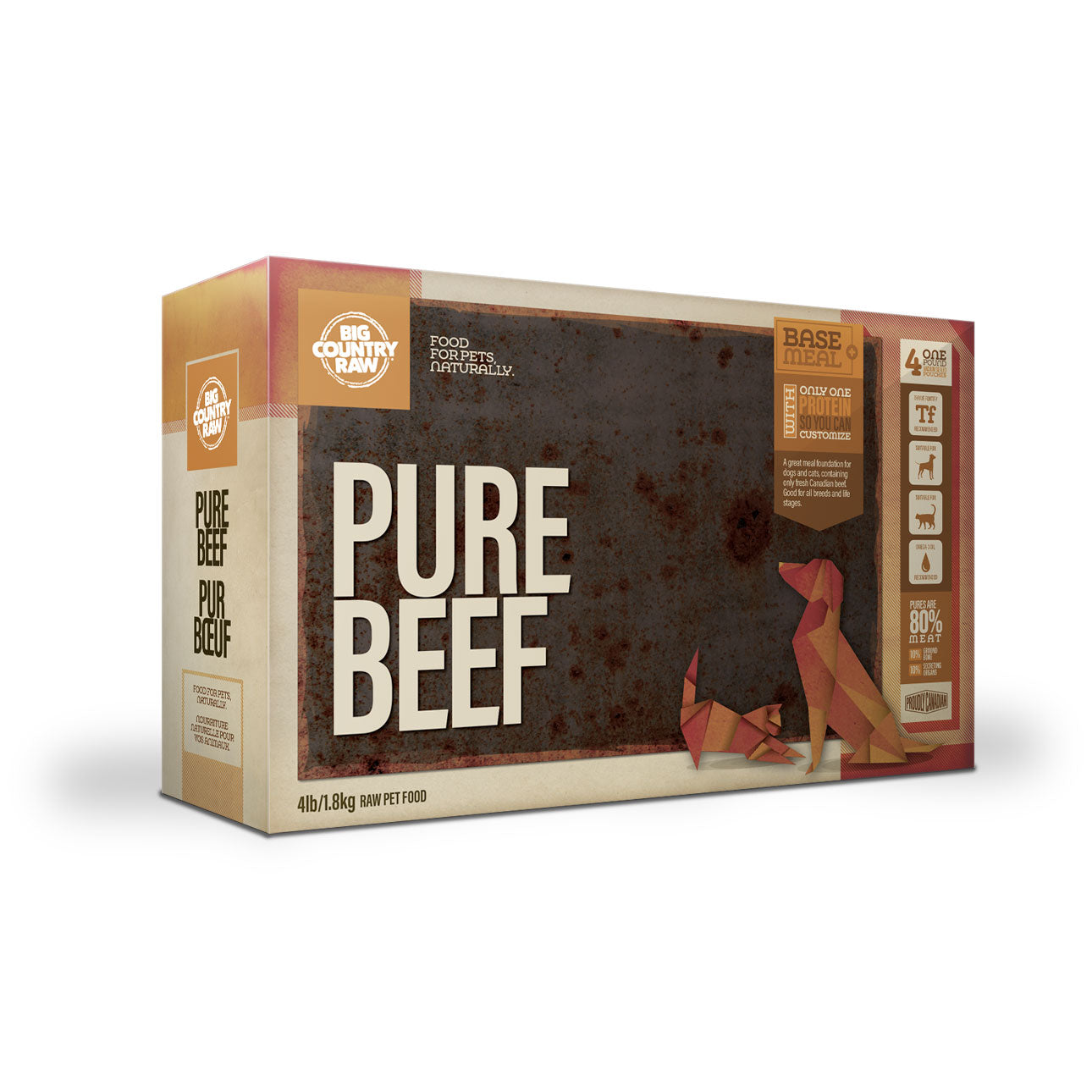 Big Country Raw Pure Beef Carton