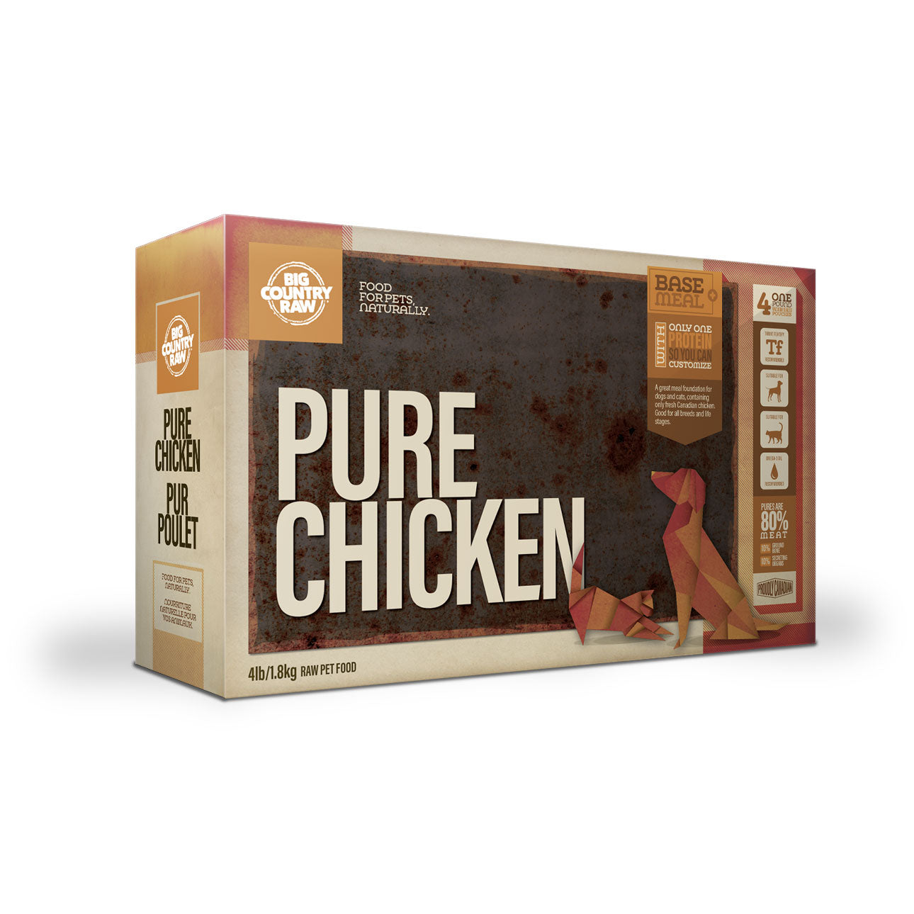 Big Country Raw Pure Chicken Carton