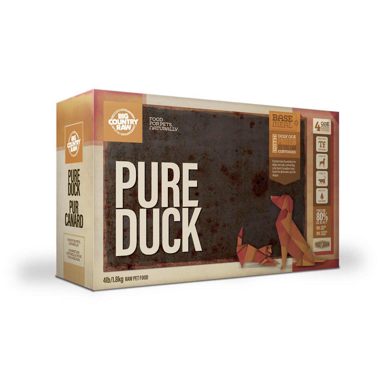 Big Country Raw Pure Duck Carton