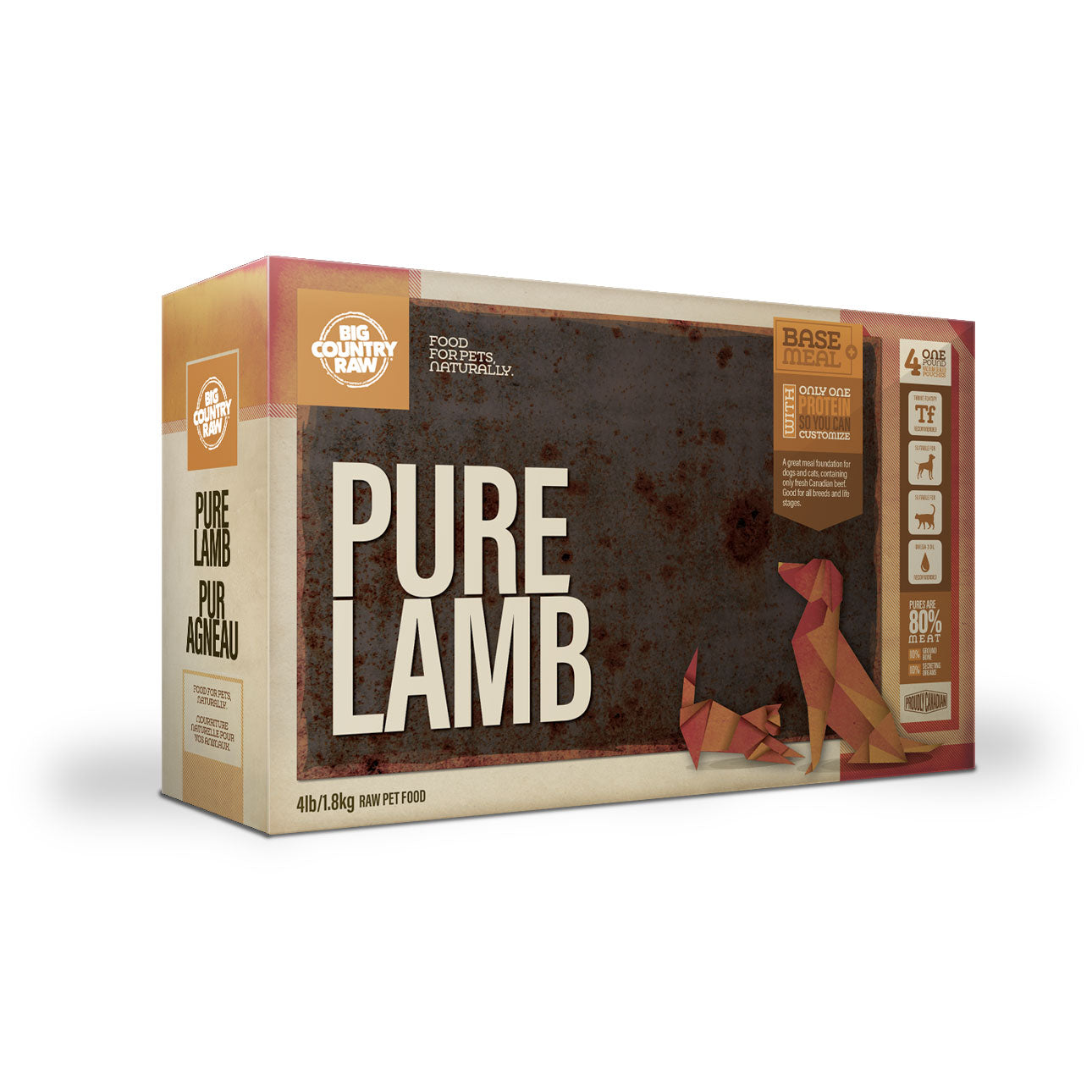 Big Country Raw Pure Lamb Carton