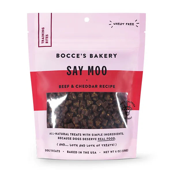 Bocce's Bakery Say Moo Training Bites for Dogs