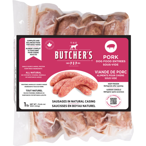 Butcher's Pup Sausages Pork