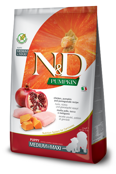 Farmina N&D Chicken, Pumpkin & Pomegranate Puppy Medium & Maxi Dog Food 12 KG