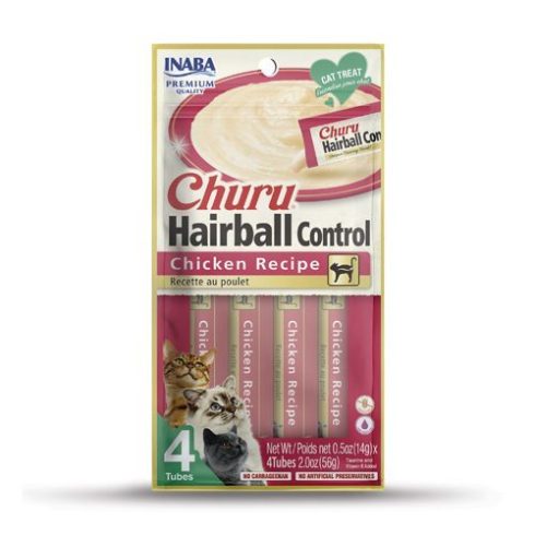 Inaba CIAO Churu Purées - Hairball Chicken Recipe