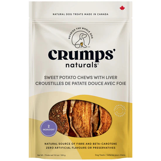 Crumps Sweet Potato Chews With Liver