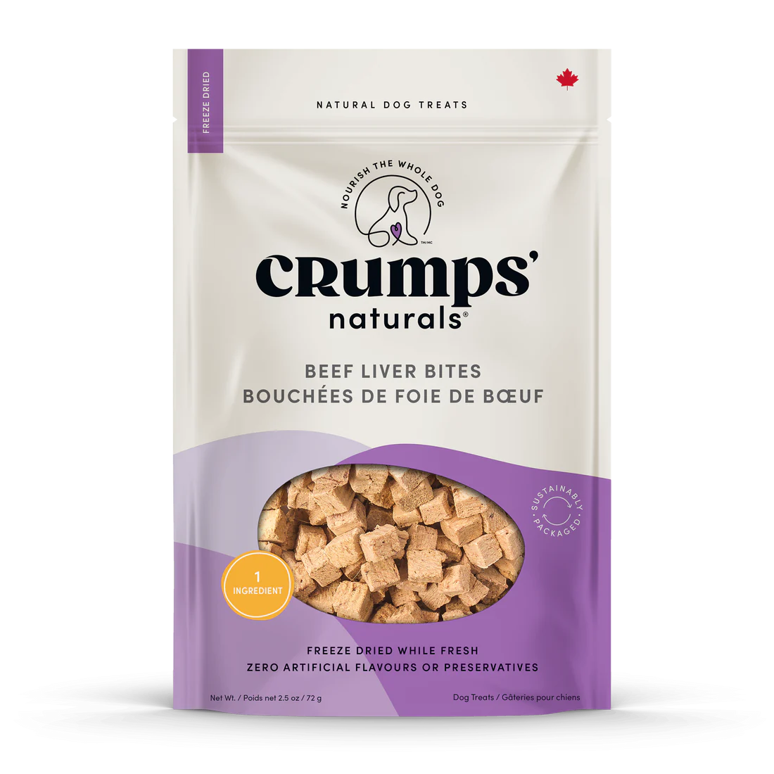 Crumps' Naturals Freeze Dried Liver Bites