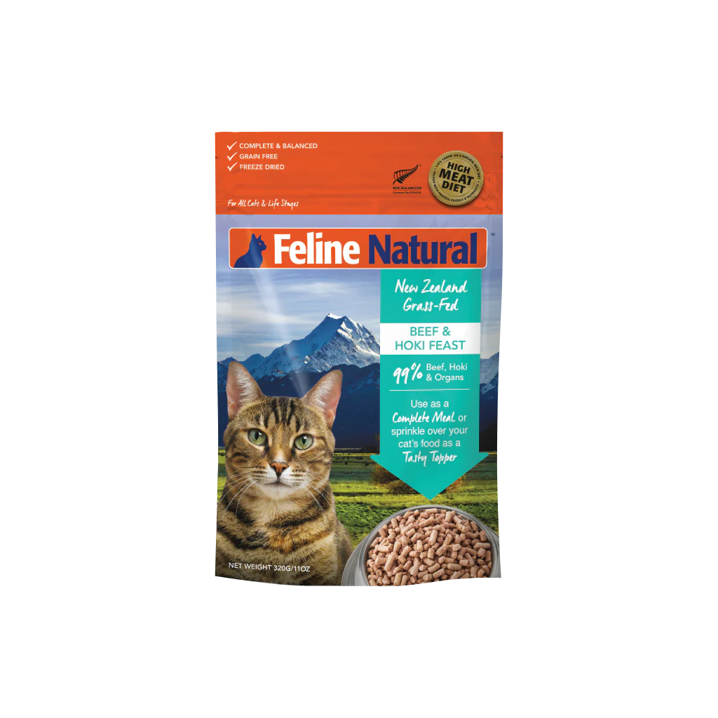 Feline Natural Beef & Hoki Feast Freeze-Dried Cat Food