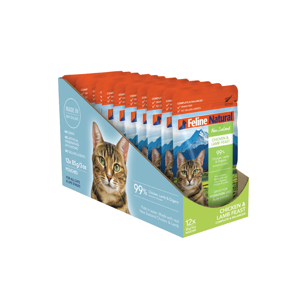 Feline Natural Chicken & Lamb Feast Pouch Cat Food