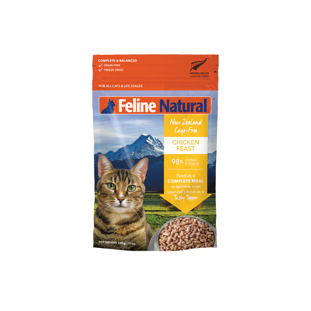 Feline Natural Chicken Feast Freeze-Dried Cat Food