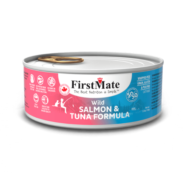 First Mate Wild Salmon & Wild Tuna 50/50 Formula for Cat