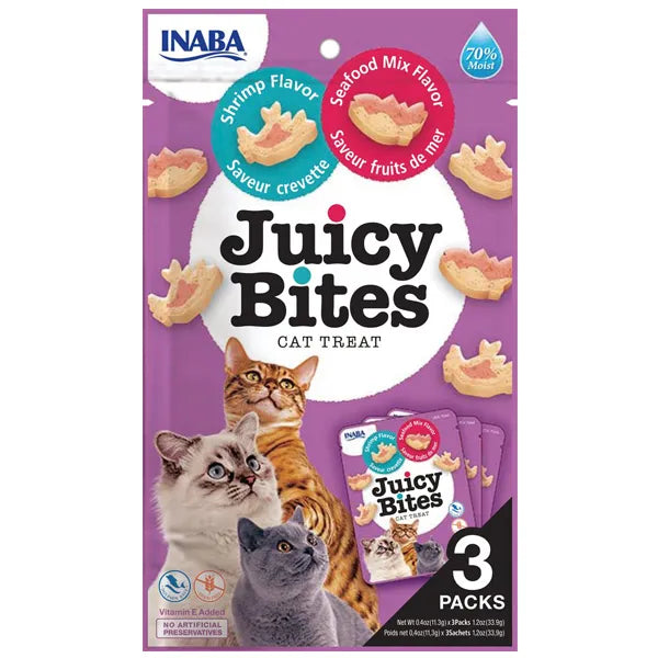 Inaba Juicy Bites Shrimp & Seafood Flavor