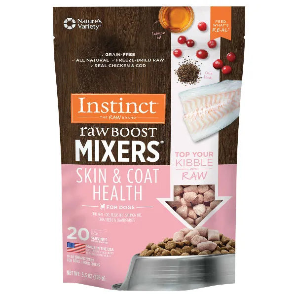 Instinct Raw Boost Mixers Skin & Coat Health for Dogs