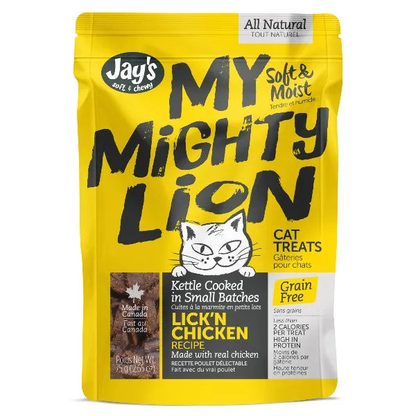 Jay's My Mighty Lion Cat Treats - Lick'n Chicken