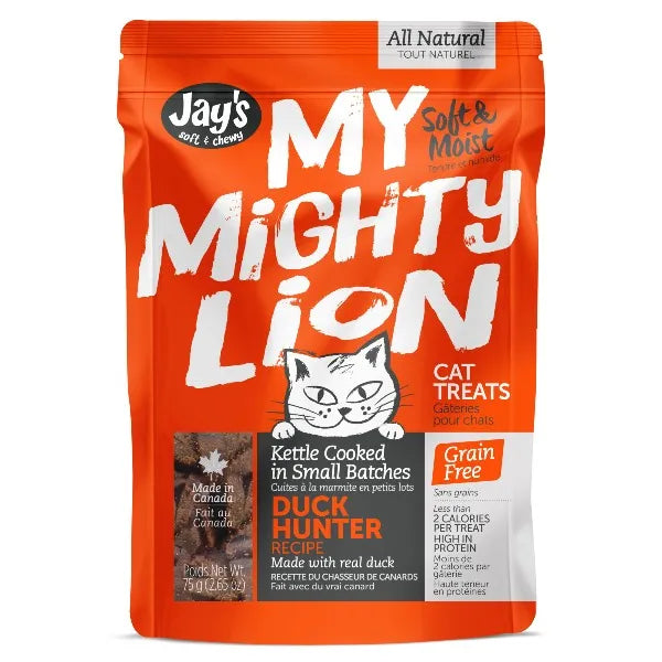 Jay's My Mighty Lion Cat Treats - Duck Hunter
