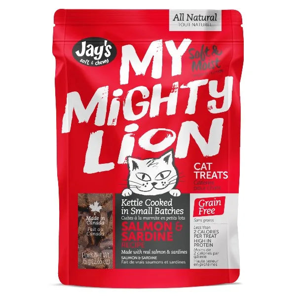 Jay's My Mighty Lion Cat Treats - Salmon & Sardine Recipe