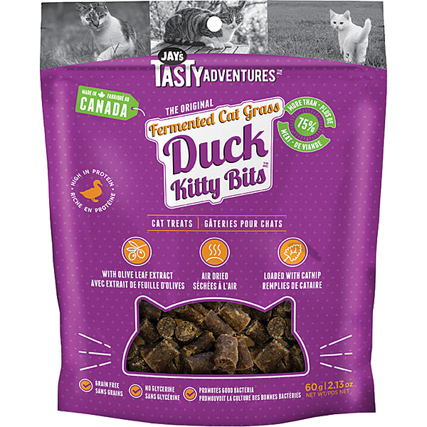 Jay's Cat Grass Duck Kitty Bits