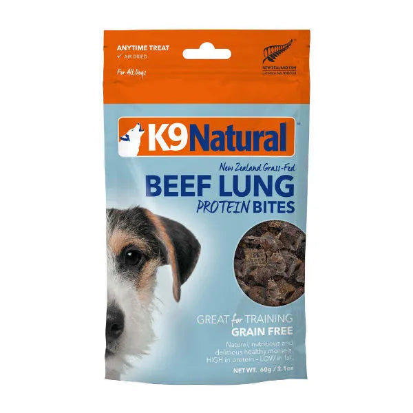 K9 Natural Beef Lung Protein Bites