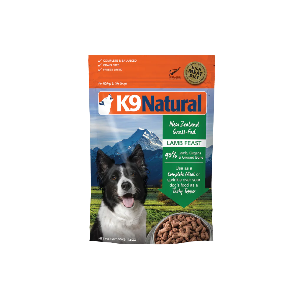 K9 Natural Lamb Feast Freeze-Dried Dog Food