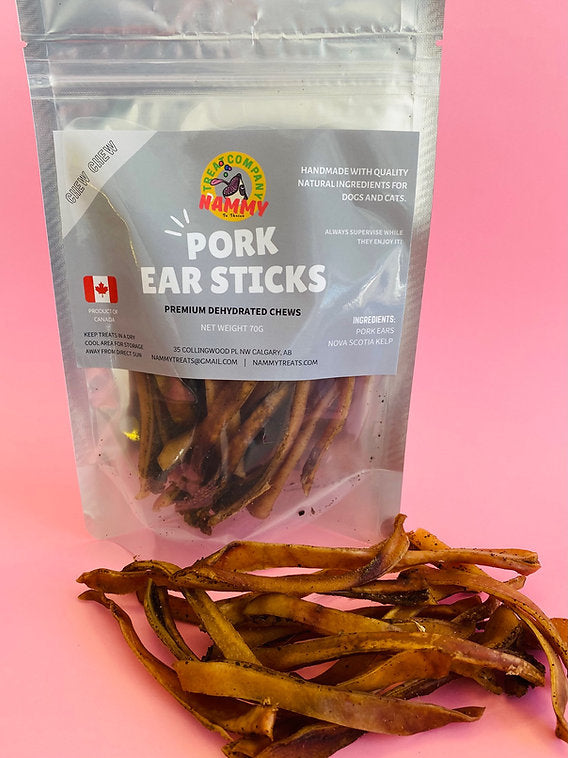 Nammy Pork Ear Strips Dog Treat