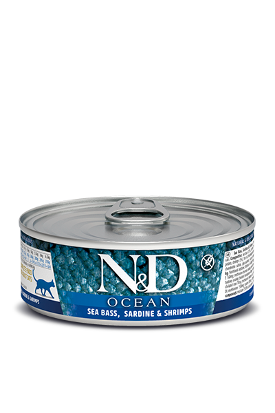 Farmina Natural & Delicious Seabass, Shrimp, and Sardine Adult Cat Food
