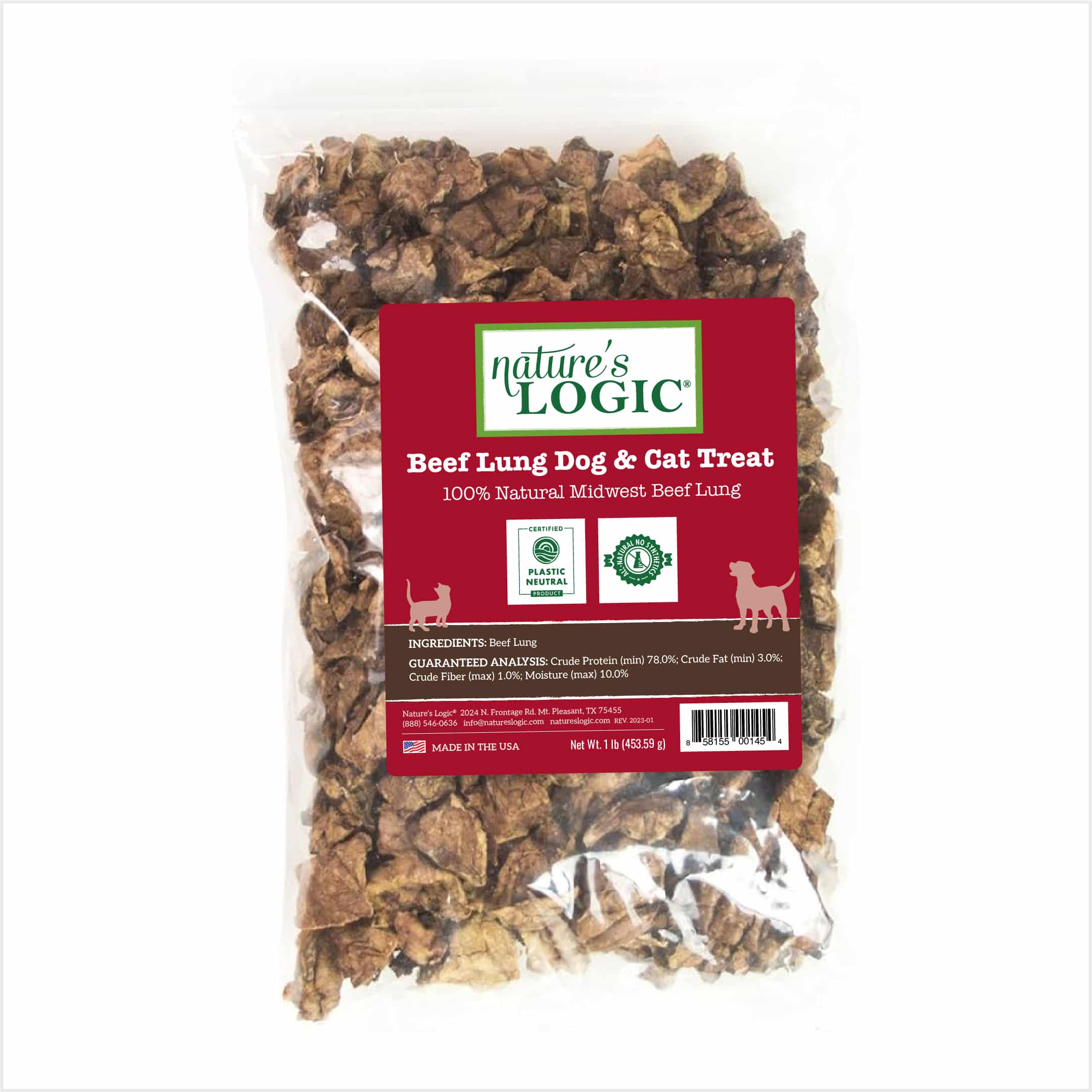 Nature's Logic Beef Lung Bites