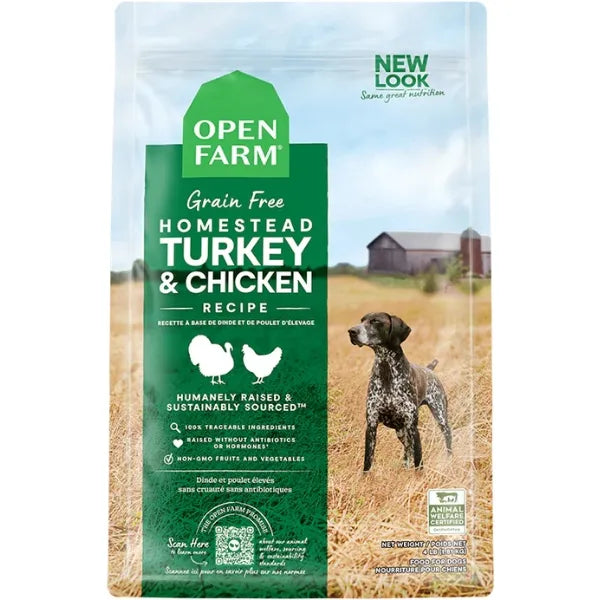 Open Farm Grain Free Homestead Turkey & Chicken Recipe