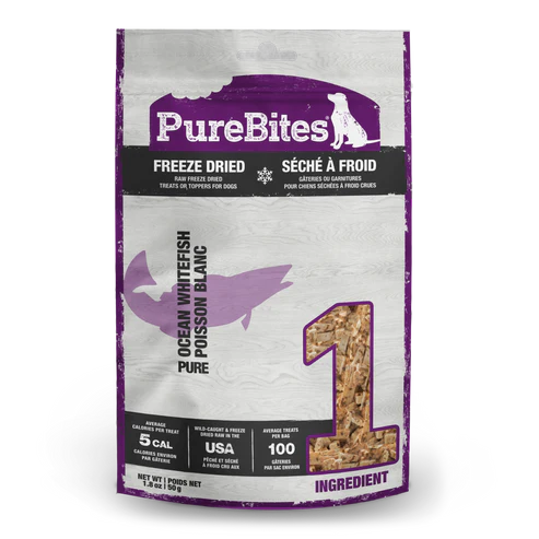 PureBites Freeze Dried Treats - Whitefish