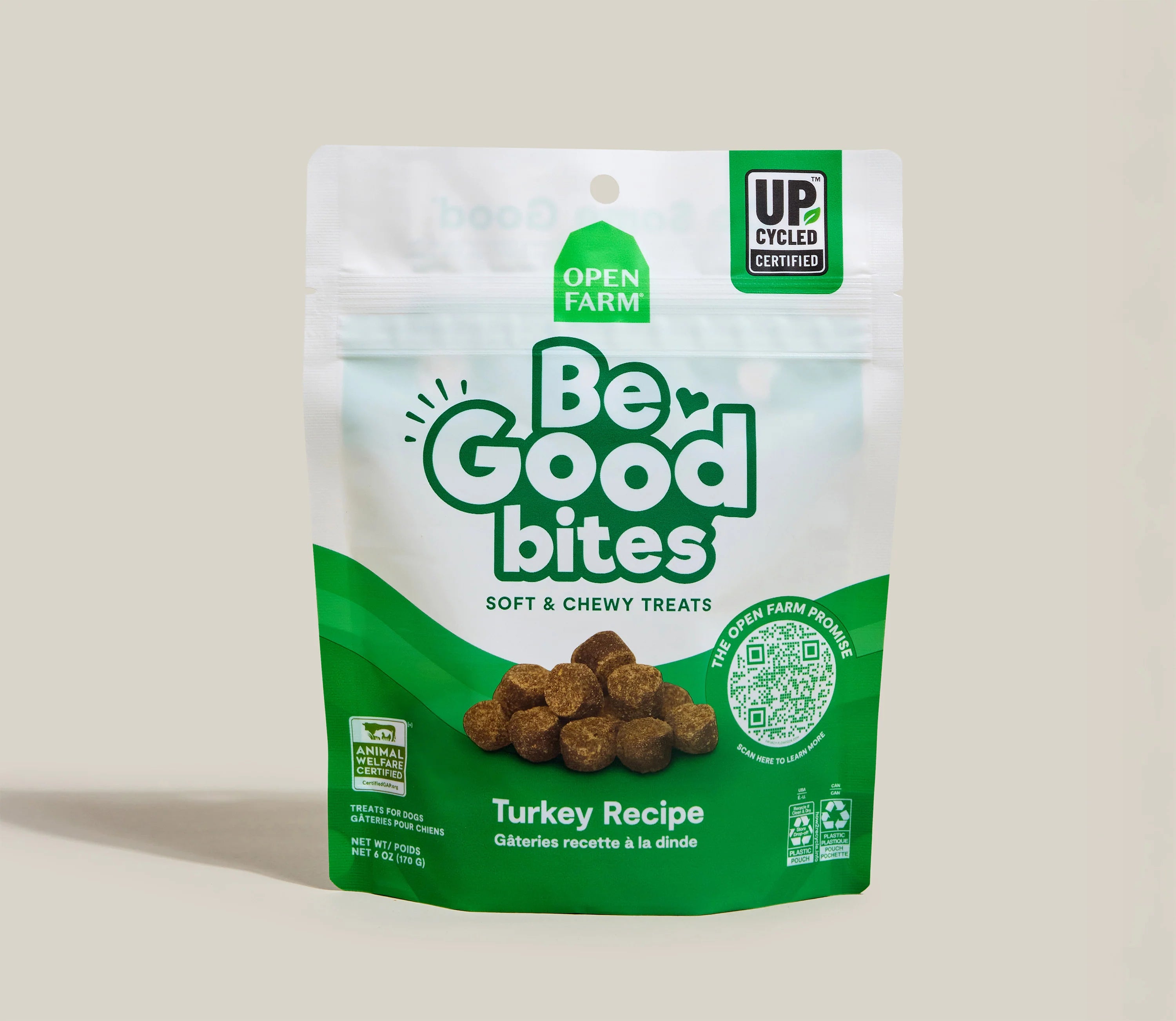 Open Farm Be Good Bites Turkey Dog Treats