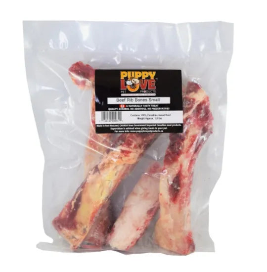 Puppy Love Raw Beef Rib Bones