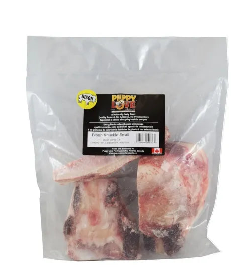 Puppy Love Raw Bison Knuckle Bones