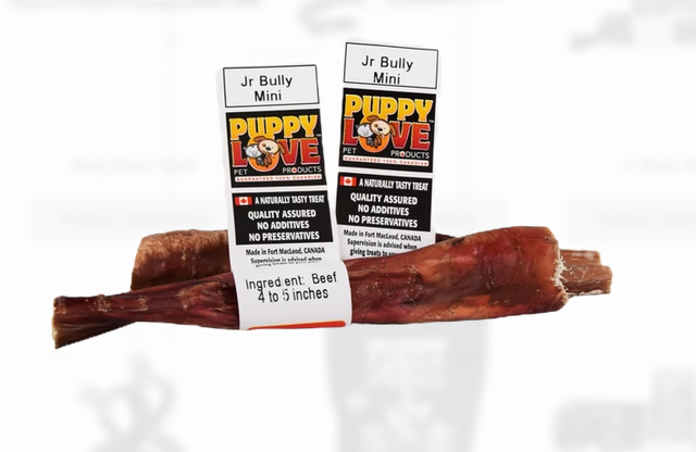 Puppy Love Beef Jr. Bully Mini 4-5"