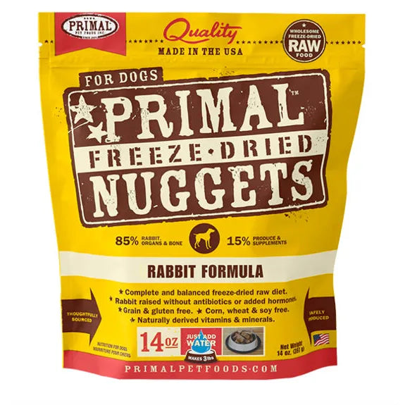 Primal Canine Freeze-Dried Nuggets - Rabbit Formula