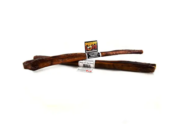 Puppy Love Beef Mega Bully Stick 16"