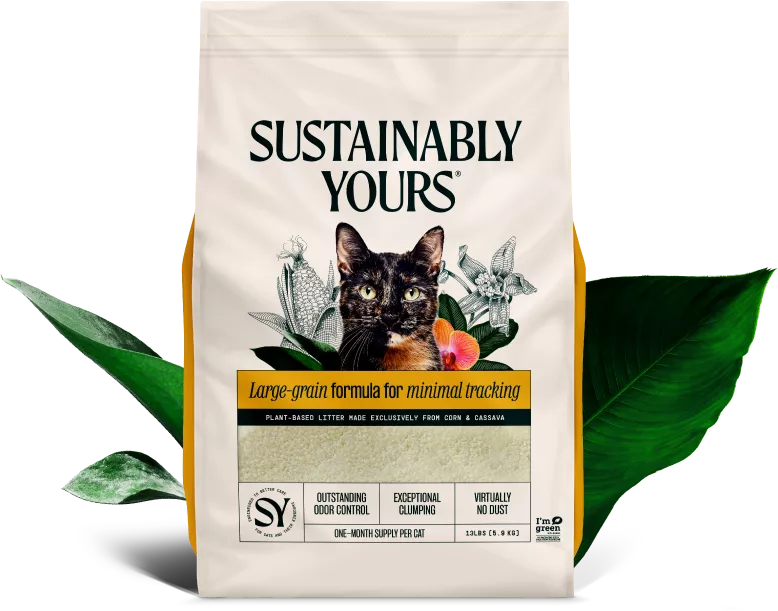 Sustainably Yours Natural Cat Litter - Large Grains