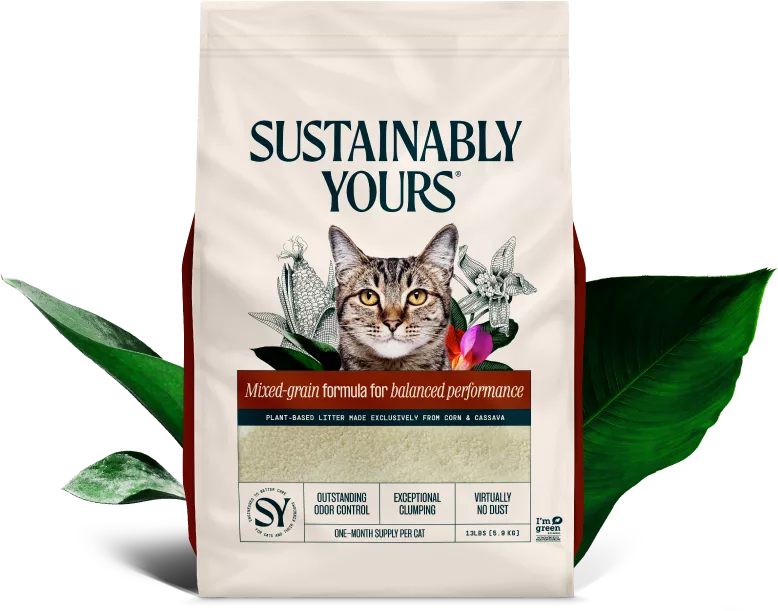 Sustainably Yours Natural Cat Litter - Mixed Grain